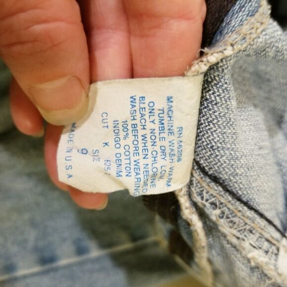 Vintage Boca Chica Pleated "Mom Jeans" Sz 9 - Picture 4 of 5